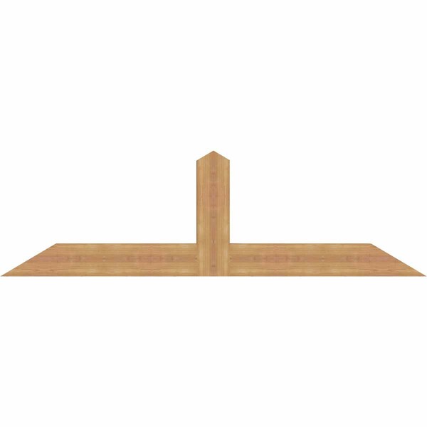 Ekena Millwork Portland Smooth Timber Gable Bracket, Western Red Cedar, 72"W x 21"H x 3 1/2"D x 5 1/2"F, 7/12 Pitch GBW072X21X0406POR00SWR - main